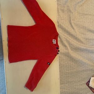 Petit Bateau red sweater size 4t